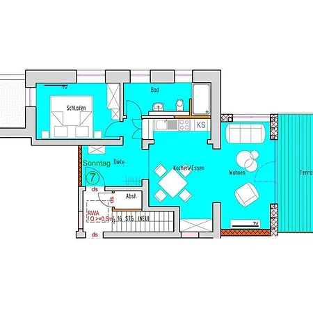 Florida App 7 Sonntag Appartement